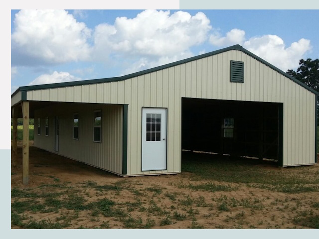 Строительство конюшен в Киселевске