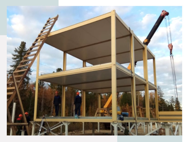 Строительство модульных здания Киселёвск