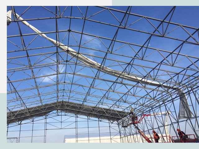 Шатровые ангары от 617 руб. в Киселевске и Кемеровской области