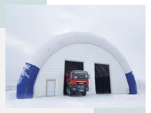 Мобильные ангары в Киселевске