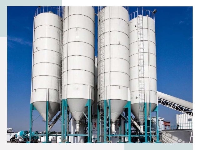 Строительство цементных силосов в Киселевске