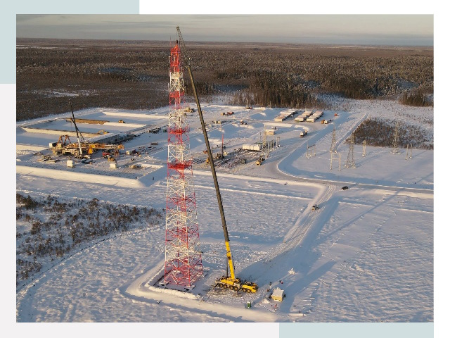 Мачты связи в Киселевске