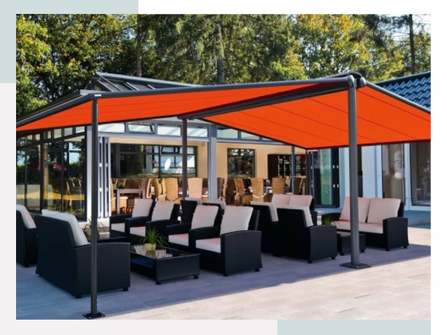 Навесы для кафе и ресторанов в Киселевске