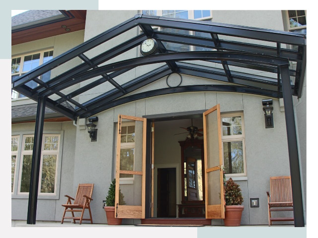 Козырьки металлические в Киселевске