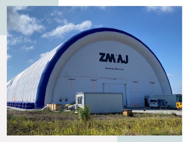 Брендирование ангаров в Киселевске