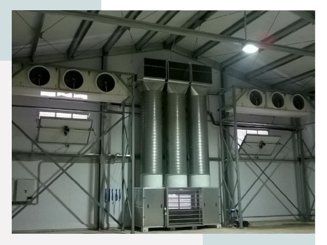 Инженерные системы для ангаров в Киселевске