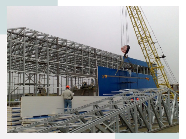 Монтаж ангаров в Киселевске