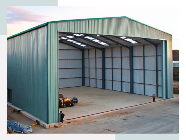 Строительство ангаров в Киселевске